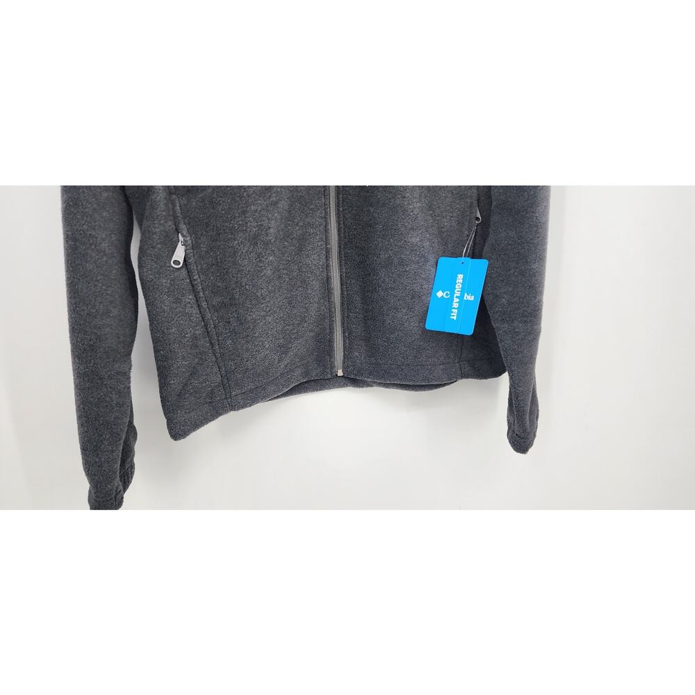 New‎ NWT Columbia Mount Grant Fleece Full Zip Dark Grey Size Small - Picture 5 of 7